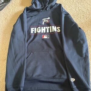 Navy 'Fightins' MLB Hoodie with Logo
